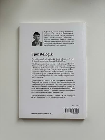 Studentlitteratur Tjänstelogik Per Skålen marknadsföring