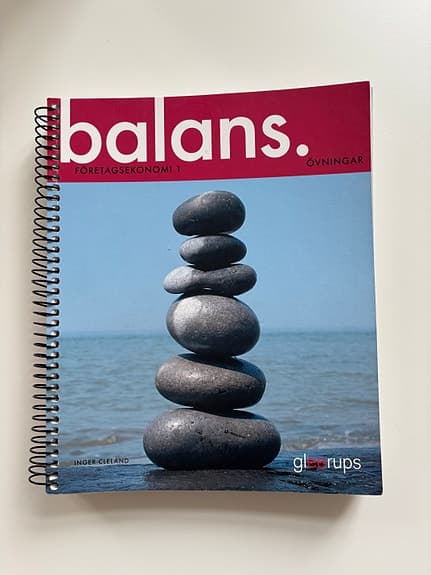 Gleerups Balans Företagsekonomi 1 Övningsbok spiralbunden