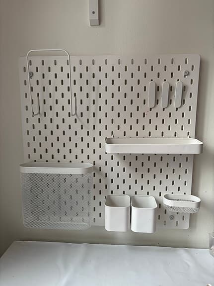 Ikea skådis förvaringstavlor