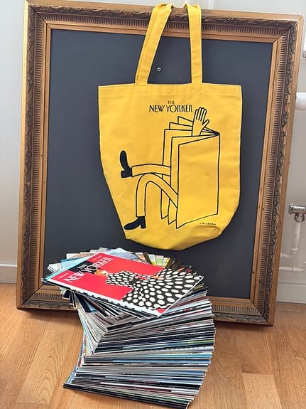 The New Yorker Magazines collection + Limited Edition NewYorker tote-bag