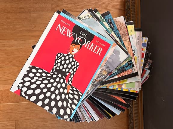 The New Yorker Magazines collection + Limited Edition NewYorker tote-bag