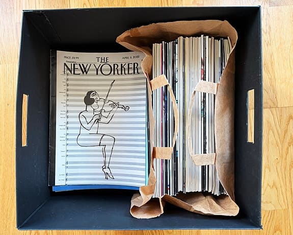 The New Yorker Magazines collection + Limited Edition NewYorker tote-bag