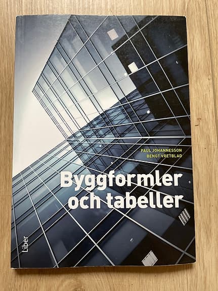 Liber Byggformler och tabeller, Johansson & Vretblad