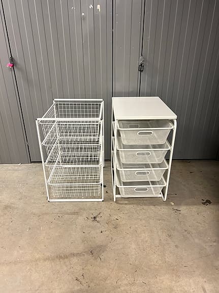 Trådbackar/meshbackar 2 stycken