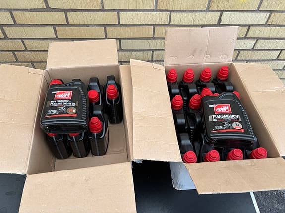 Motorolja + transmissionsolja (Vrooam) – Racingkvalitet – Paketpris
