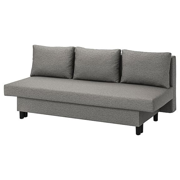 Ikea bäddsoffa grå tyg