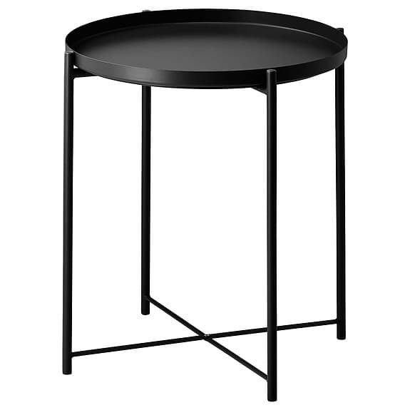 IKEA sidobord svart metall