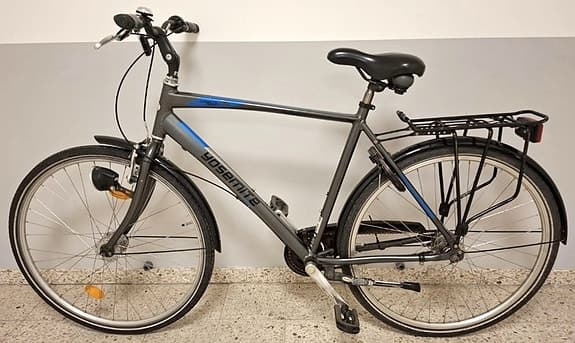 Herrcykel 28” 7 vxl, aluminiumram, fotbroms, navdynamo