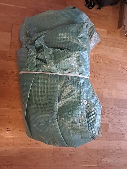 Tält för tunnelväxrhus 2x6x2