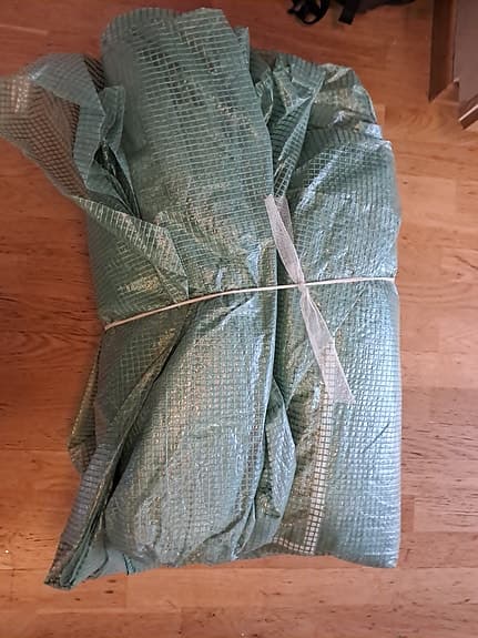 Tält för tunnelväxrhus 2x6x2