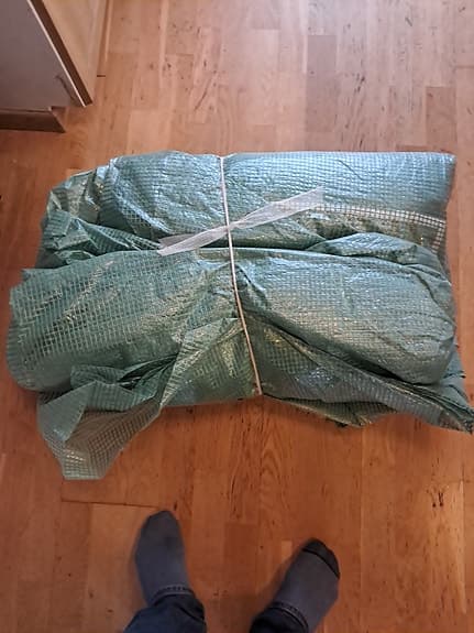 Tält för tunnelväxrhus 2x6x2