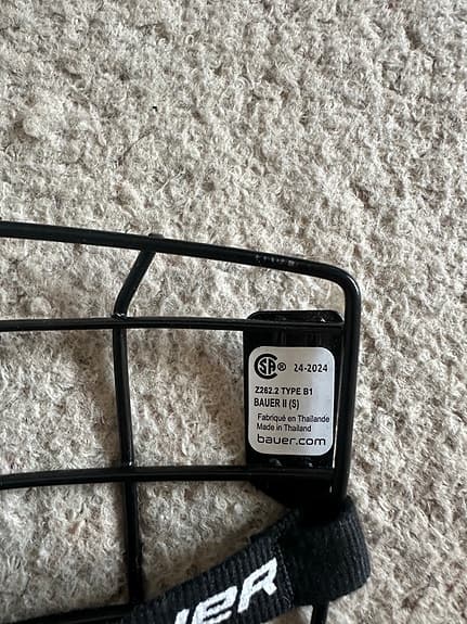 Bauer  hockeygaller svart small