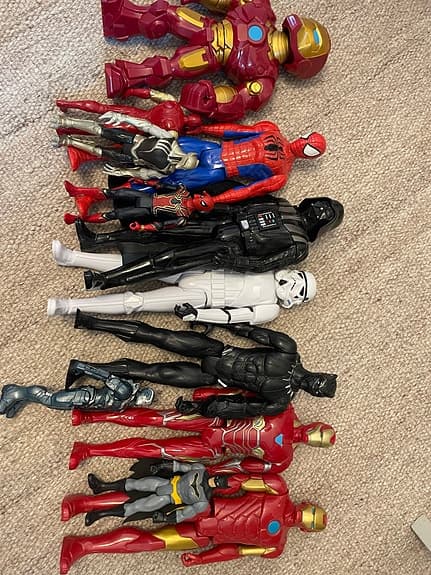 Superhjältar / actionfigurer