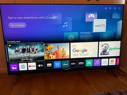 LG 65” 4K Smart TV (HDR, 100 Hz, Dolby Vision, Dolby Atmos)