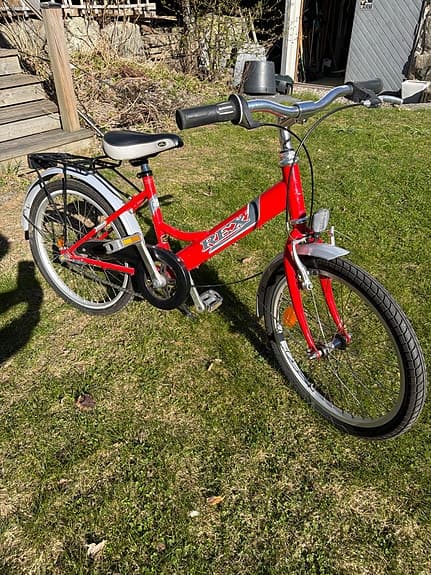 REX barncykel 24" röd