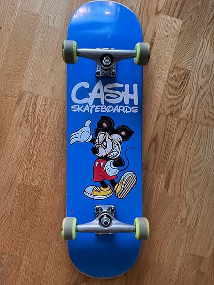 Cash Skateboards - Blå