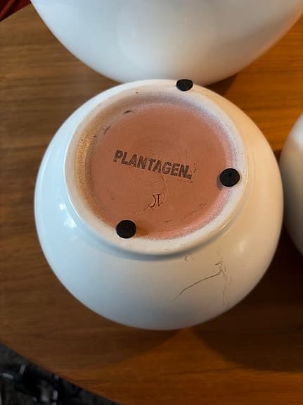 Krukor från plantagen
