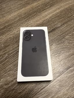 Helt ny iPhone 16 plus midnight black