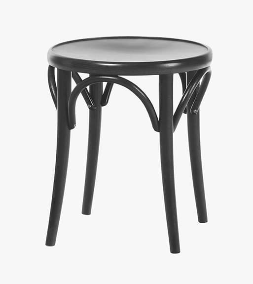 Ton No 60 pall – klassisk design i svart