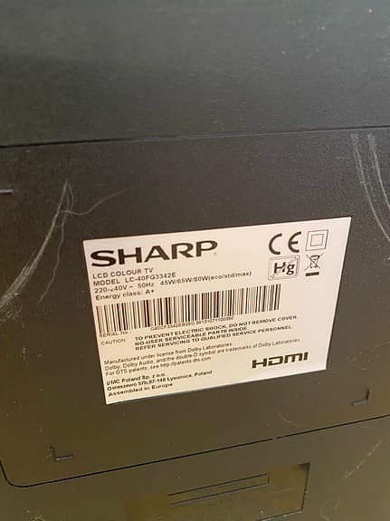 Sharp LC-40LE350E TV 40 tum svart