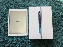 iPad Air 1 – fungerar bra, med originalkartong (läs beskrivning)