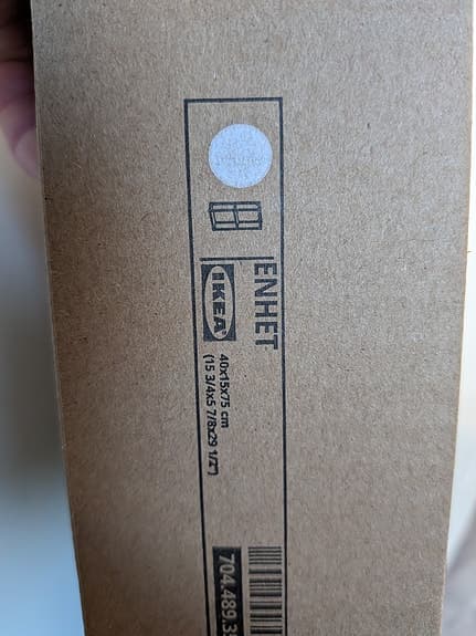 4 st Hylla Enhet vit