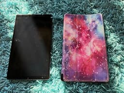 Samsung Galaxy Tab A7 Lite – fint skick + fodral