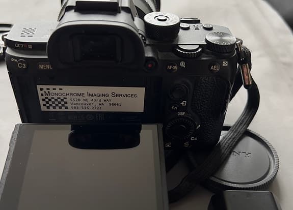 Sony A7R III monokrom, A7R IIIa, optik och blixt