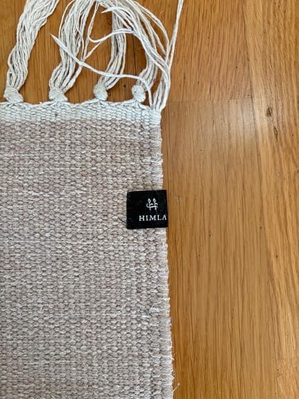 Himla Särö matta löpare 80x230 cm beige bomull