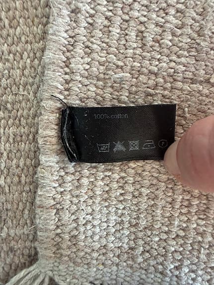 Himla Särö matta löpare 80x230 cm beige bomull