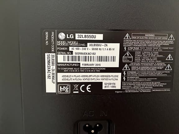 LG TV 32’