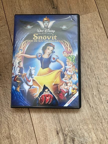 Disney Snövit och de sju dvärgarna dvd
