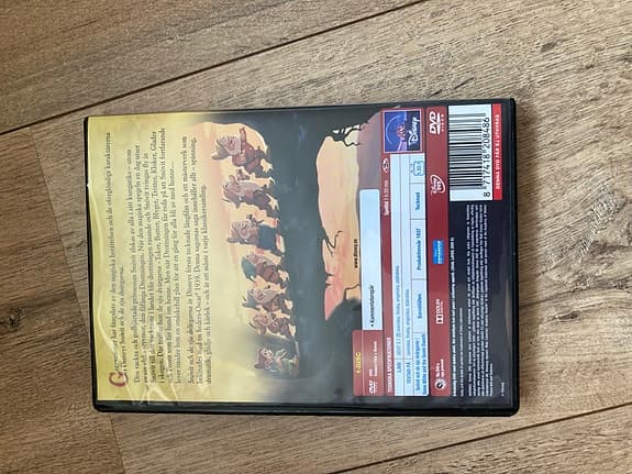 Disney Snövit och de sju dvärgarna dvd