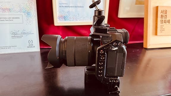 Sony A7S3 digital systemkamera med objektiv