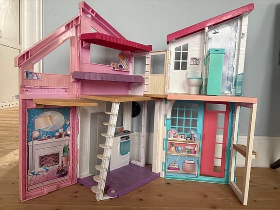 Barbie dockhus plast flerfärgat