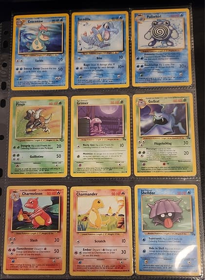 Pokémon kortsamling blandade kort