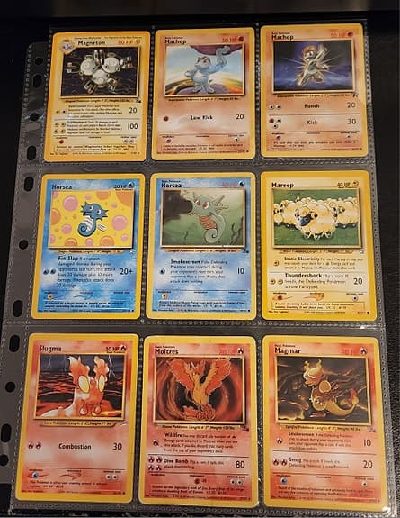 Pokémon samling spelkort blandade motiv