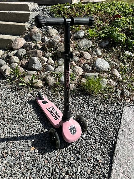 Scoot and Ride sparkcykel rosa