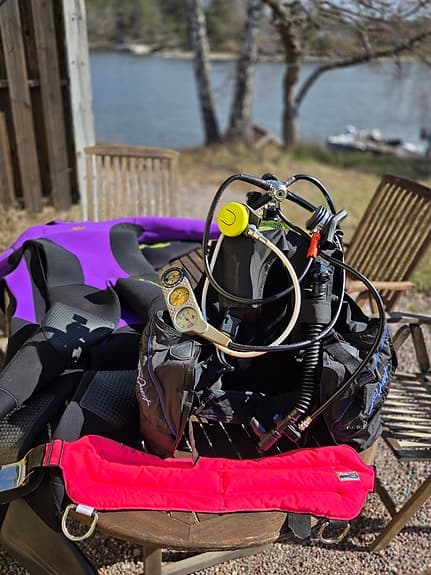 Dykutrustning komplett