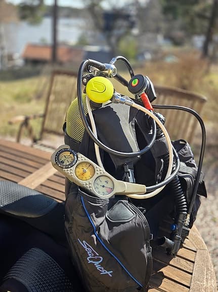 Dykutrustning komplett