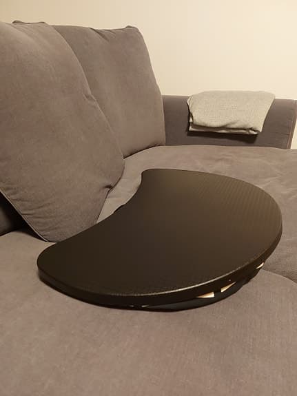 Ikea Byllan - laptop support i svartvit