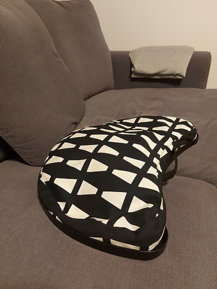 Ikea Byllan - laptop support i svartvit