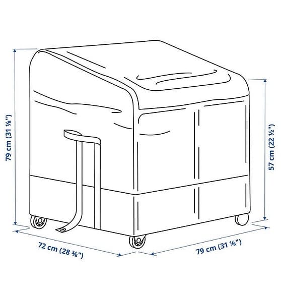 Vättersö förvaringslåda/dynbox
