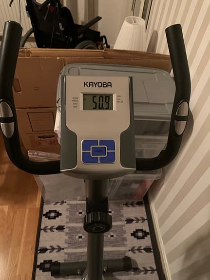 Kayoba motionscykel med träningsdator