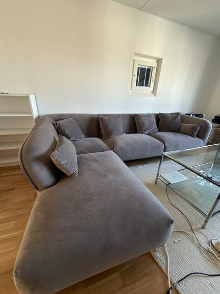 LUX divan soffa grå från Schangtil
