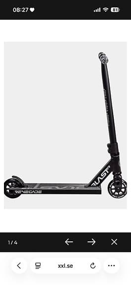 Madd Gear Blast JR stuntcykel svart