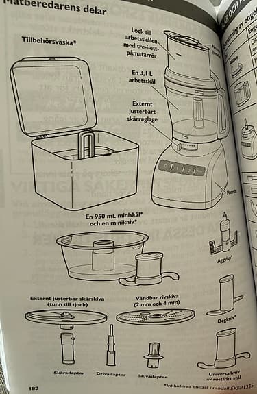 KitchenAid matberedare silver