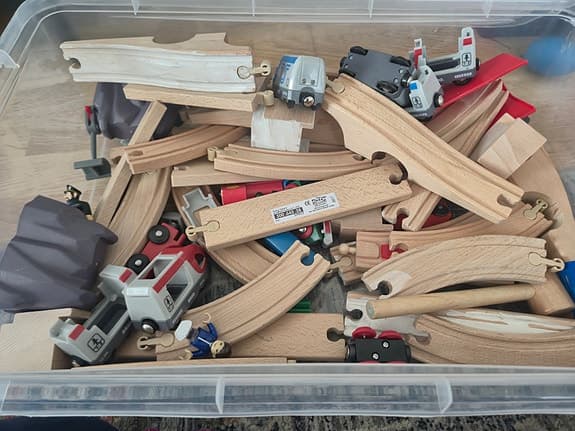 Tågbana blandat Ikea