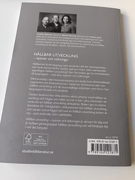 Hållbar Utveckling - Studentlitteratur
