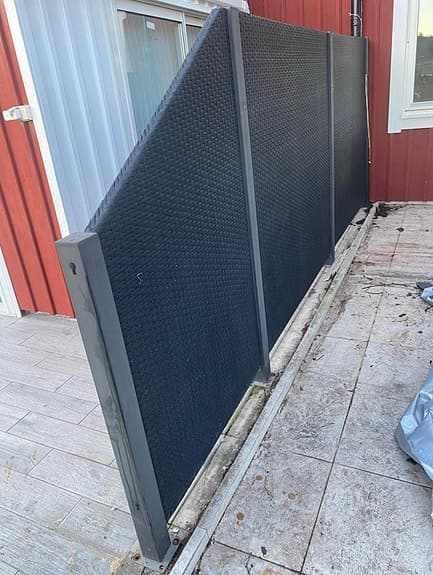 Skiljevägg i rotting